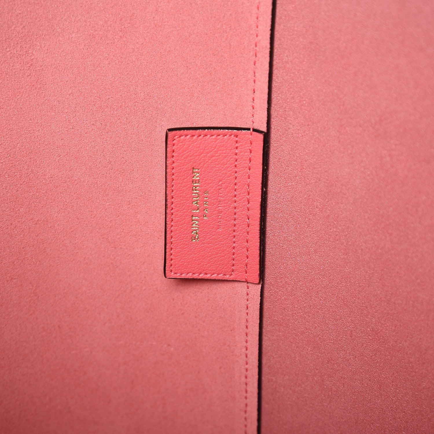 Saint Laurent Calfskin Large Shopping Tote Pale Rose 7 of 8