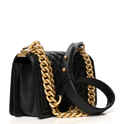 Chanel Caviar Quilted Small Boy Flap Black 3 of 11