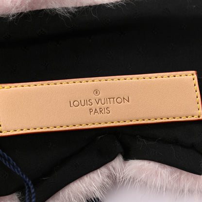Louis Vuitton Monogram Mink Fur Sleep Mask Light Pink 3 of 4