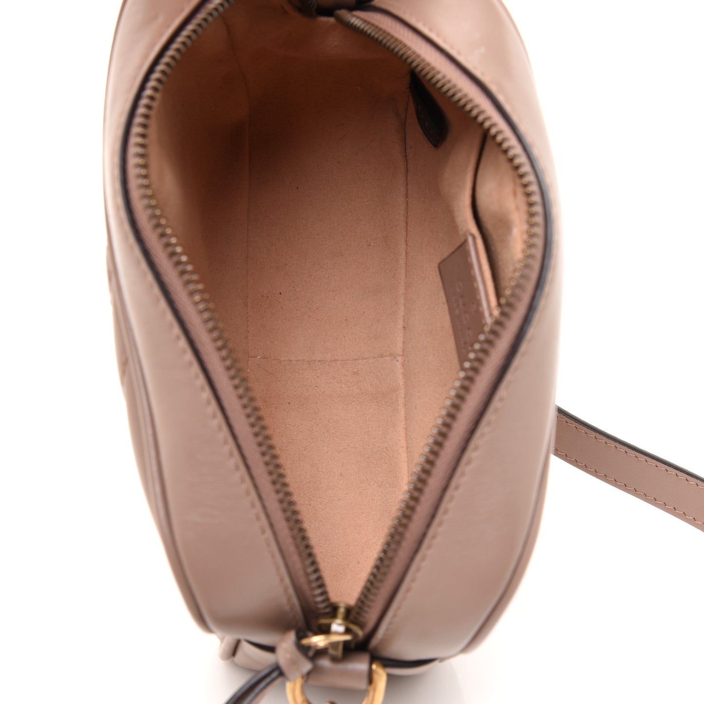 Calfskin Matelasse Mini GG Marmont Chain Shoulder Bag Porcelain Rose