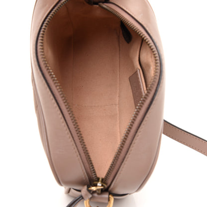 Gucci Calfskin Matelasse Mini GG Marmont Chain Shoulder Bag Porcelain Rose 5 of 12