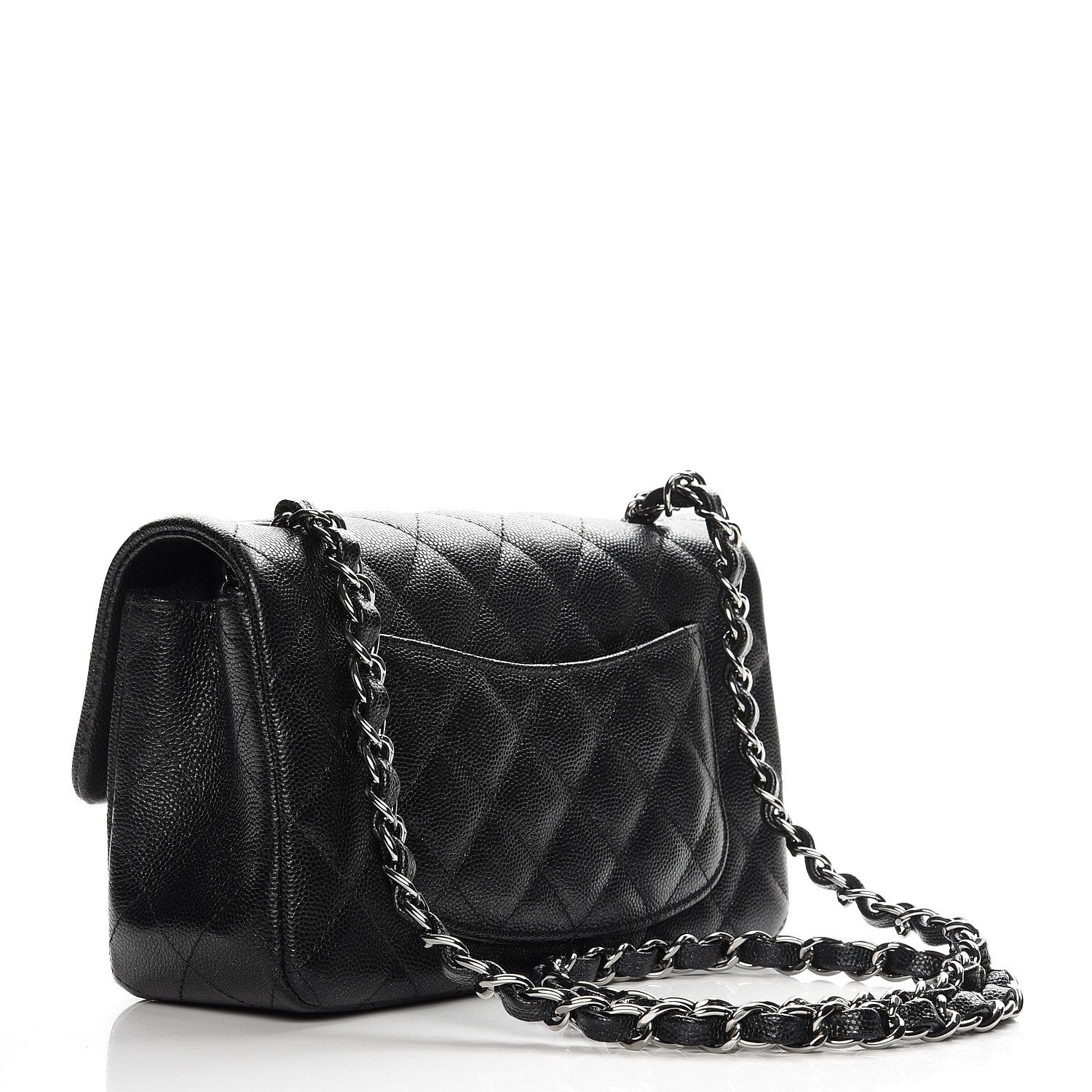 Chanel Caviar Quilted Mini Rectangular Flap Black 4 of 13
