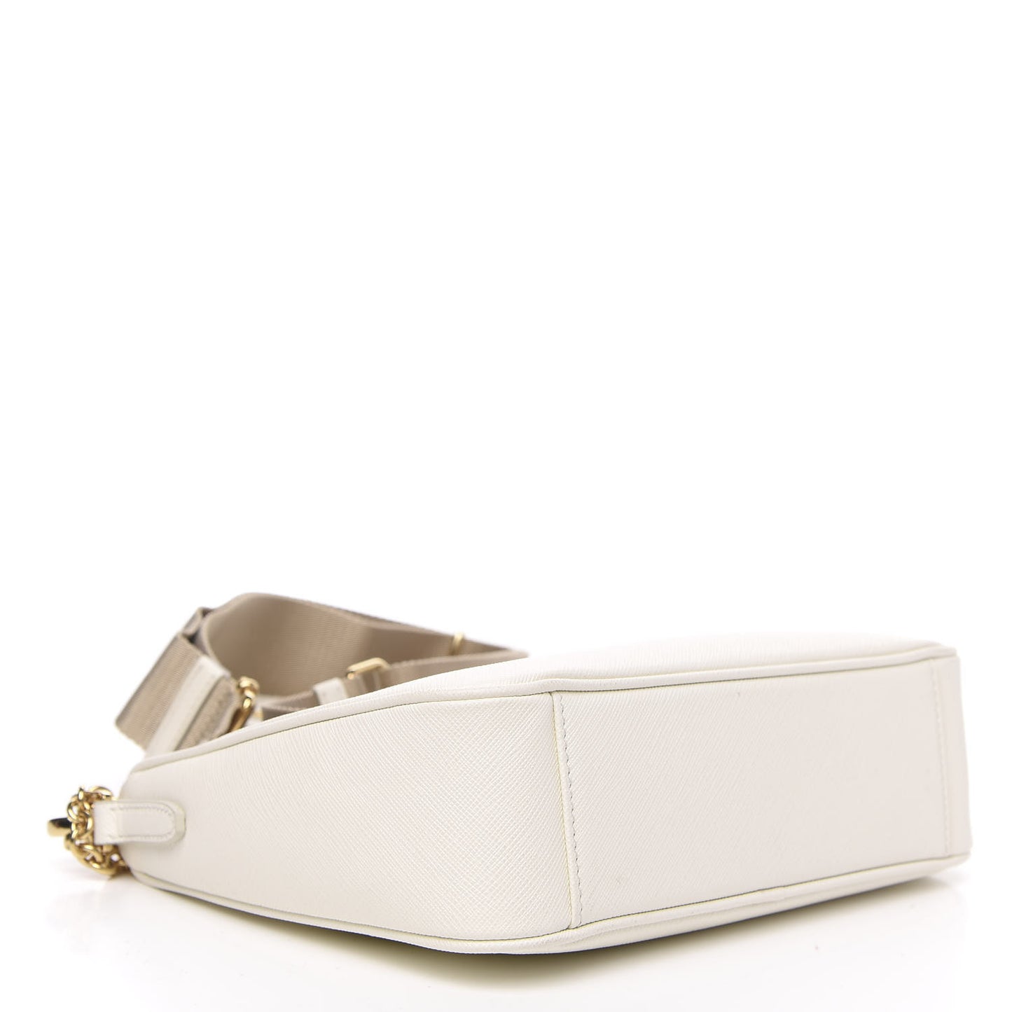Saffiano Re-Edition 2005 Shoulder Bag White