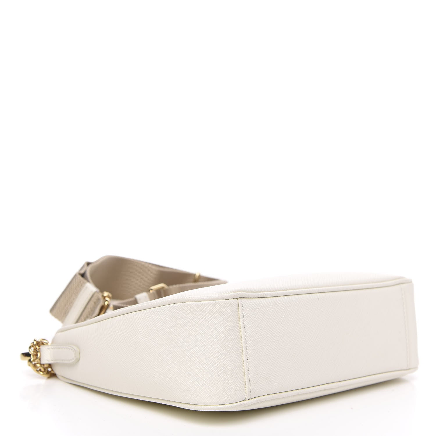 Prada Saffiano Re-Edition 2005 Shoulder Bag White 4 of 11