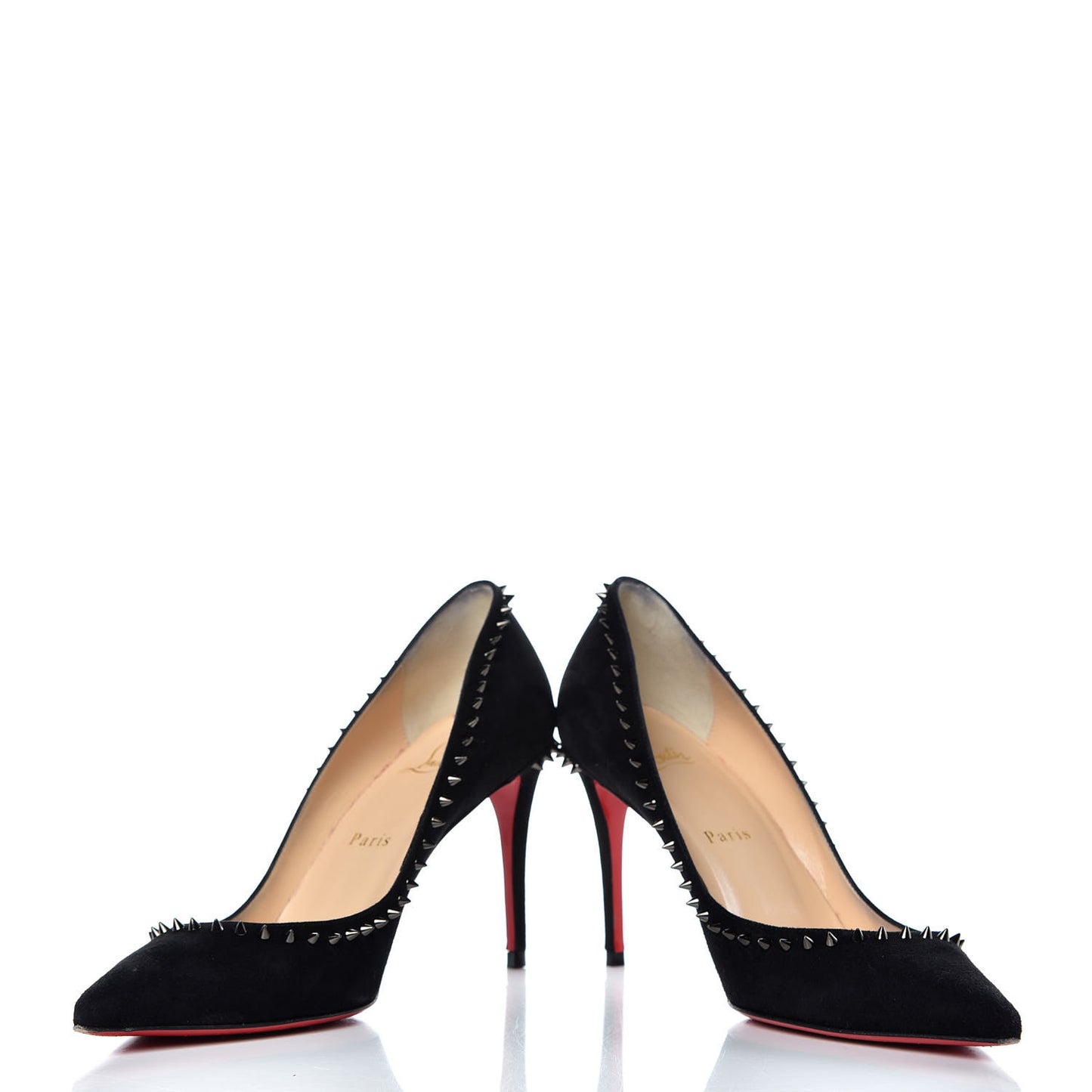 Suede Studded Anjalina 85 Pumps 37 Black