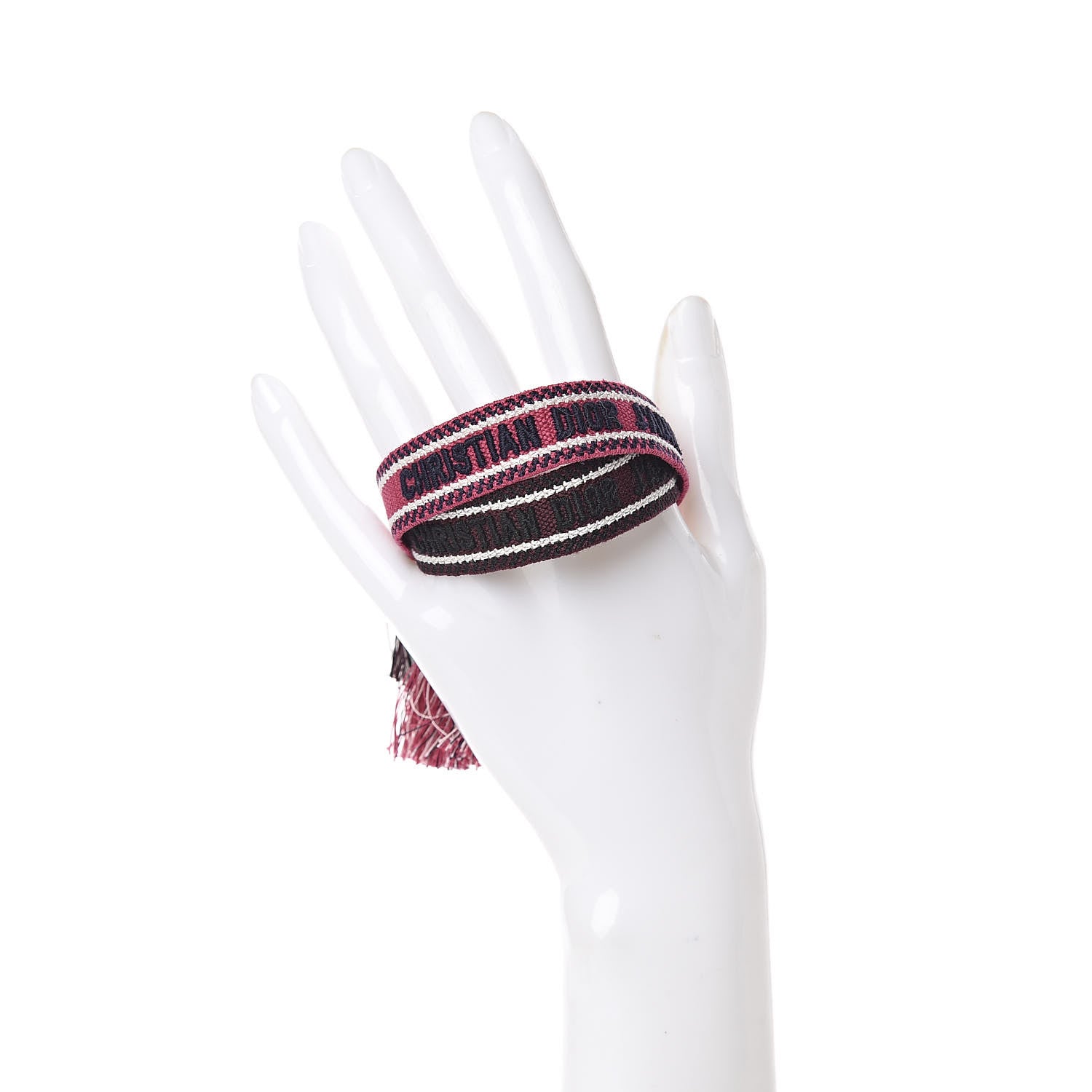 Christian Dior Woven Cotton J'Adior Friendship Bracelet Set 2 of 3