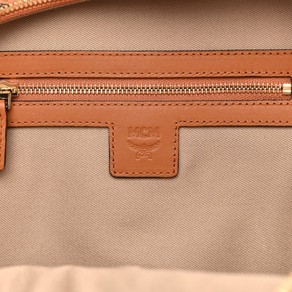 MCM Visetos Klassik Small Sling Bag Cognac 6 of 9