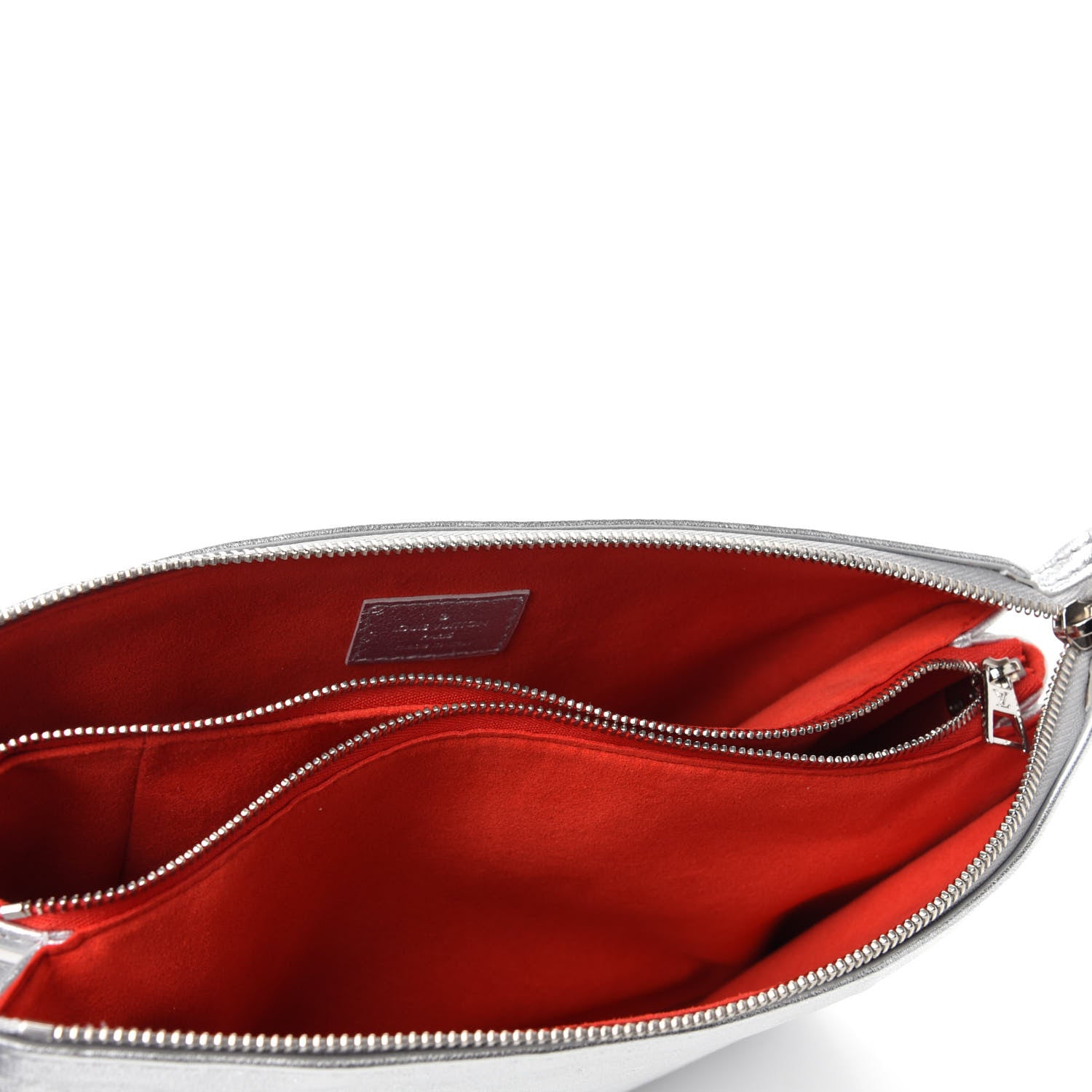 Louis Vuitton Metallic Lambskin Embossed Monogram Coussin PM Silver 5 of 10