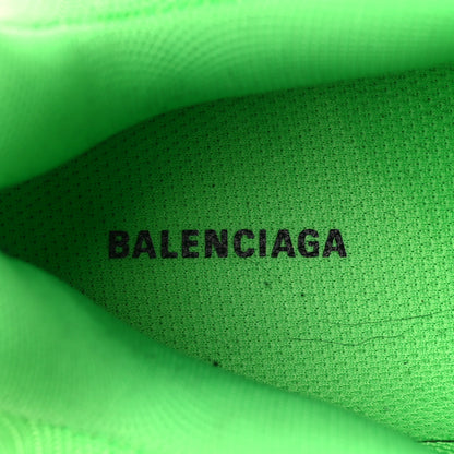 Balenciaga Fabric Mesh Clear Sole Womens Triple S Sneakers 38 Fluo Green 8 of 8