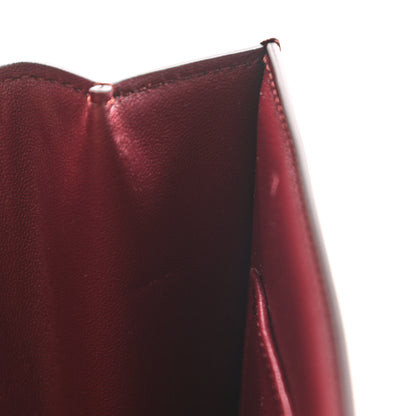 Celine Box Calfskin Medium Classic Box Flap Bag Burgundy 13 of 16