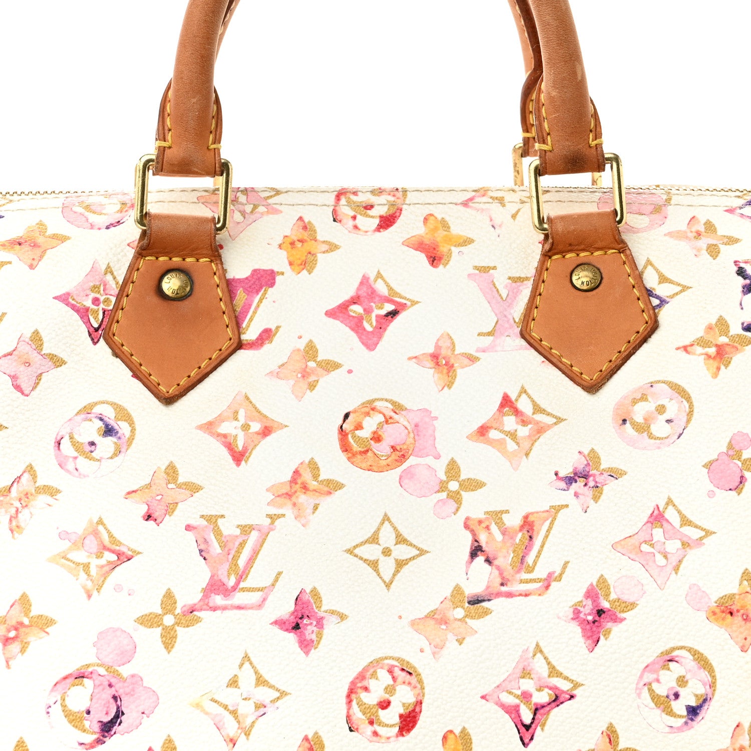 Louis Vuitton Watercolor Aquarelle Speedy 35 White 7 of 11