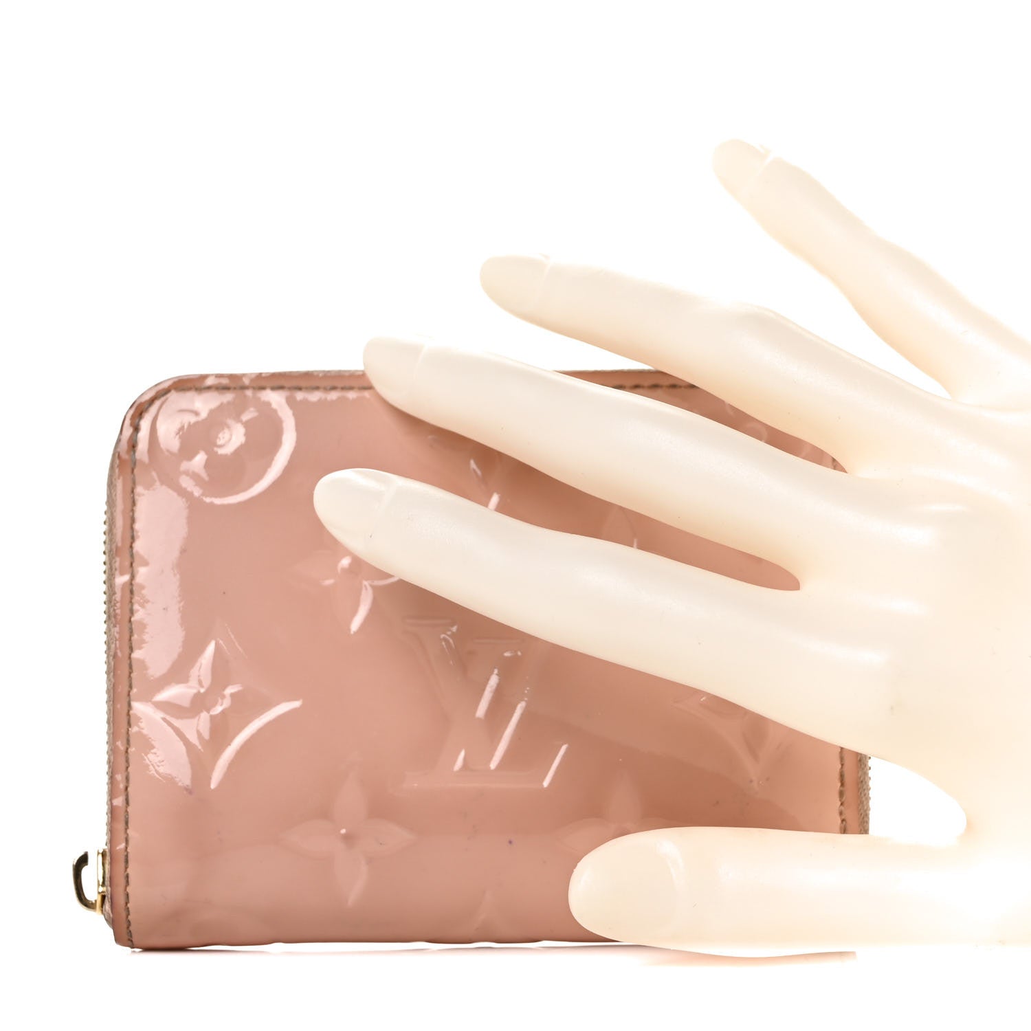 Louis Vuitton Vernis Zippy Coin Purse Rose Ballerine 2 of 13