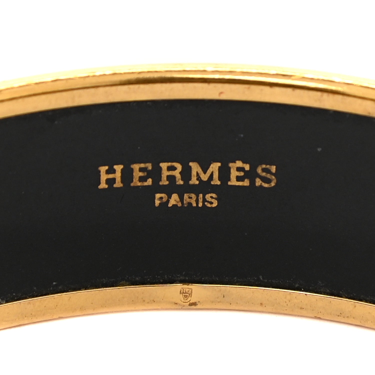 Hermes Enamel Printed Wide De Passage a Paris Bracelet 70 5 of 5
