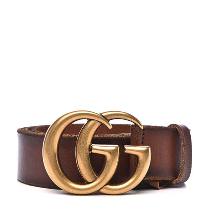 Gucci Faded Calfskin Double G 40mm Belt 100 40 Cuir 1 of 7