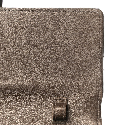 Christian Dior Metallic Grained Calfskin Cannage Crossbody Wallet 9 of 12