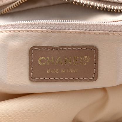 Chanel Nylon Travel Bowler Beige 6 of 12