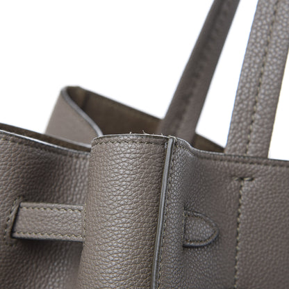 Celine Soft Grained Calfskin Medium Belt Cabas Phantom Taupe 12 of 15