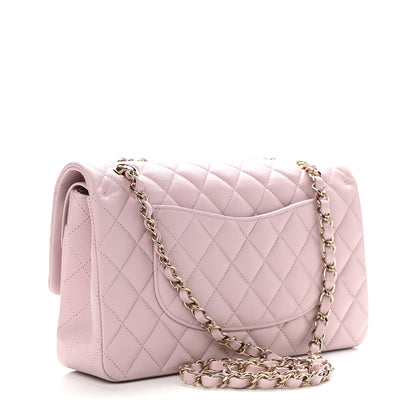 Chanel Caviar Quilted Medium Double Flap Light Pink 3 of 9