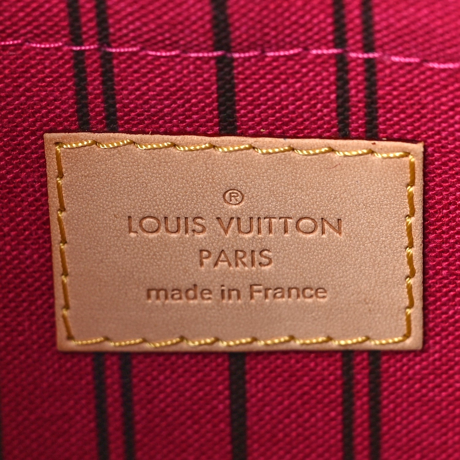 Louis Vuitton Monogram Neverfull MM GM Pochette Pivoine 6 of 8