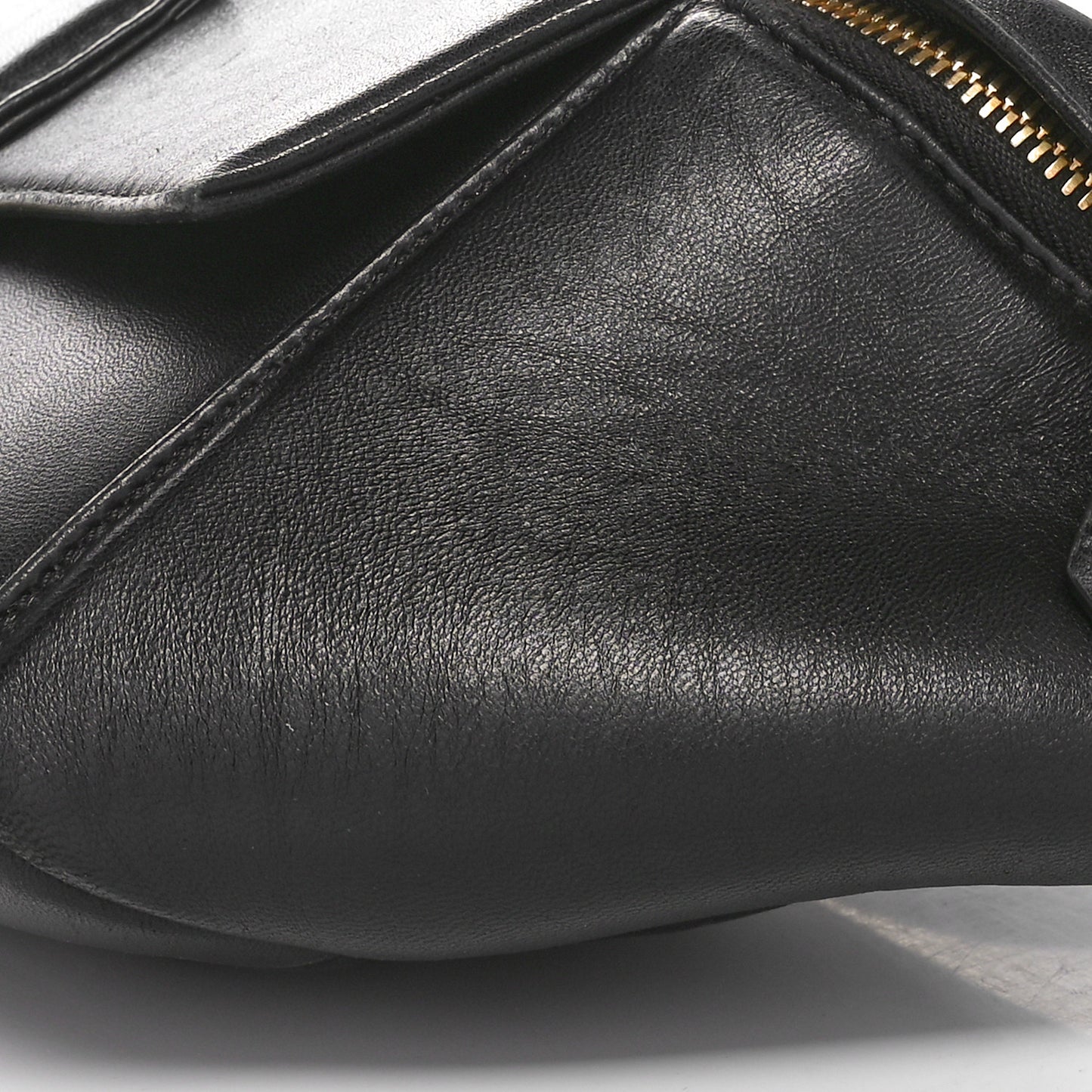 Nappa Apolo Baguette Belt Bag Black Tobacco