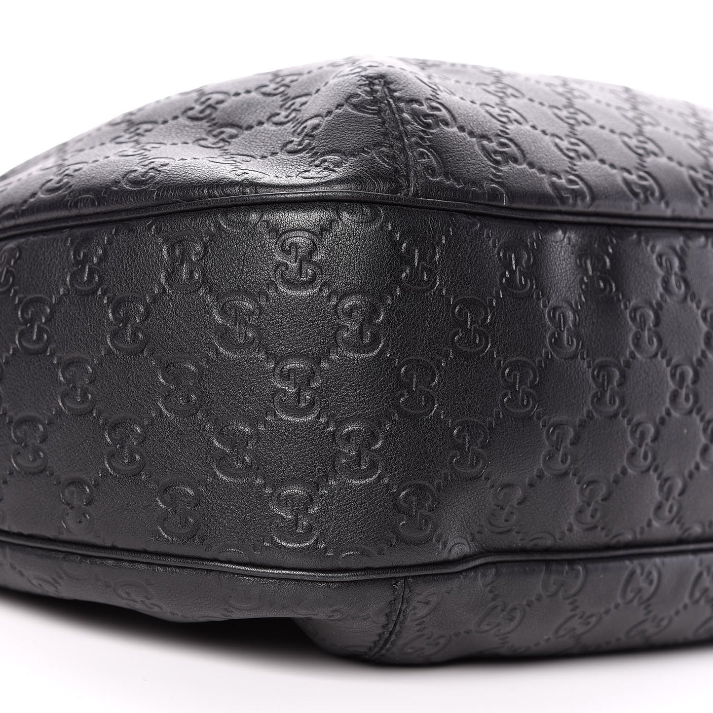 Guccissima Large New Ladies Web Hobo Black