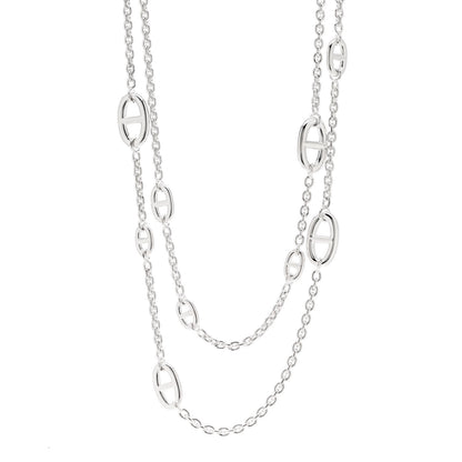 Hermes Sterling Silver Farandole Necklace 120 1 of 6