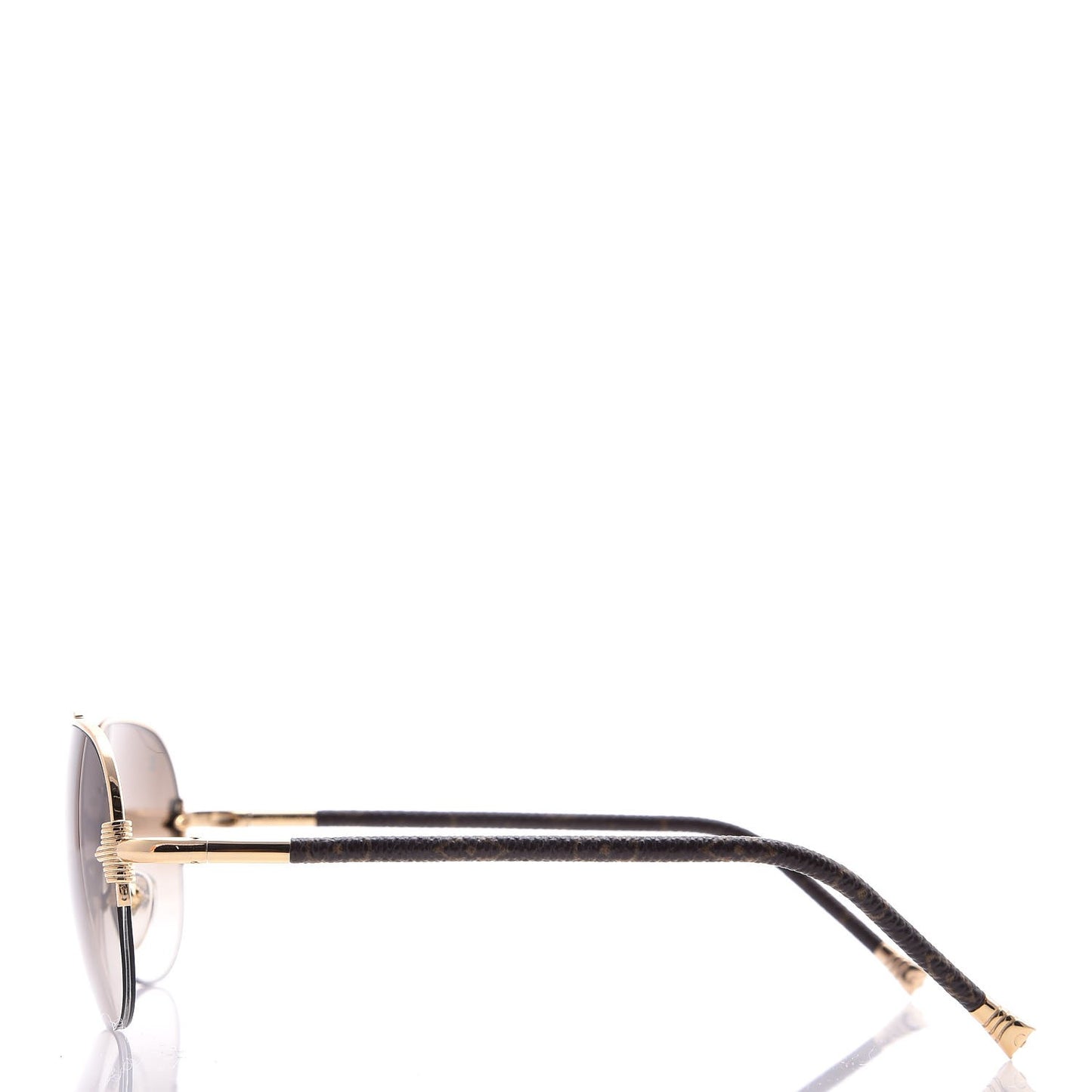 Monogram Petite Viola Pilote Aviator Sunglasses Z0571U Brown