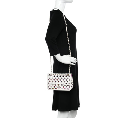 Chanel Lambskin Small Sea Through Flap White Multicolor 2 of 15