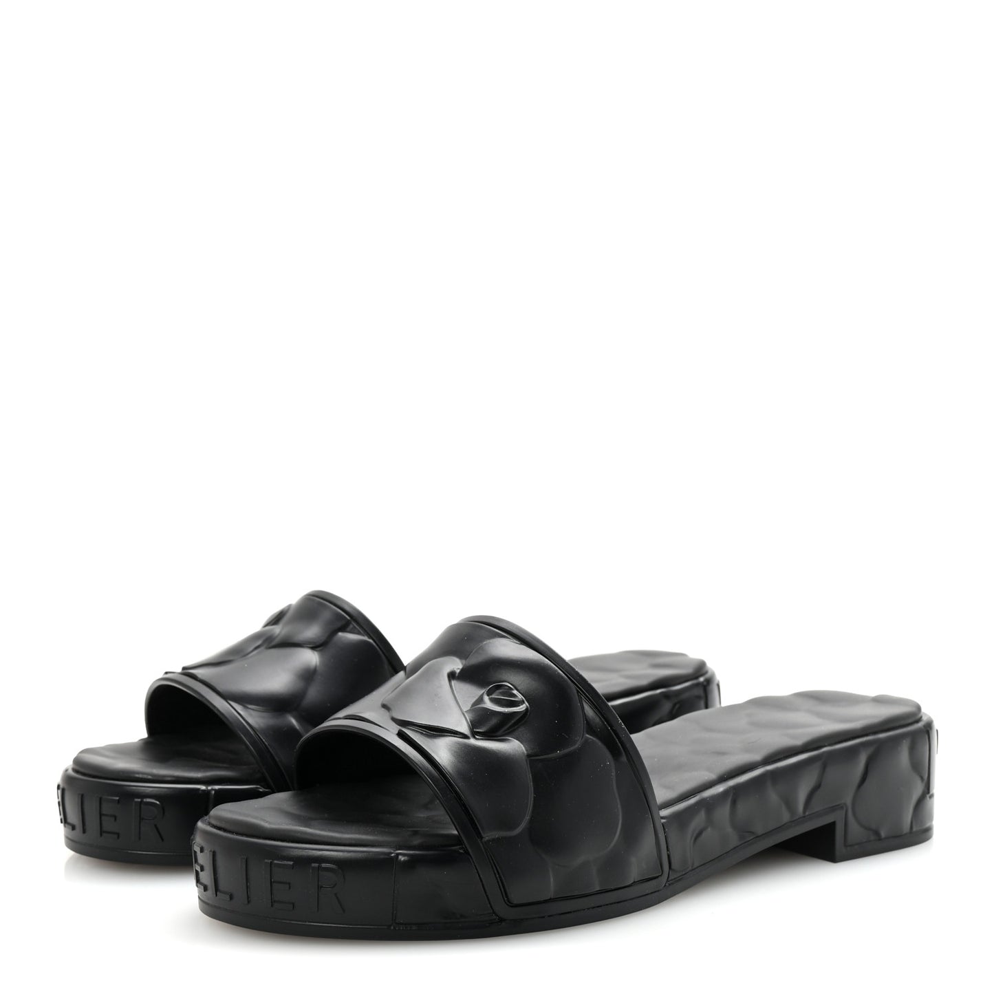 Rubber Atelier 03 Rose Edition 25/40mm Platform Slide Sandals 39 Black