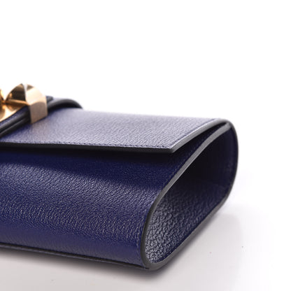 Hermes Chevre Mysore Medor 23 Clutch Bleu Encre 9 of 9