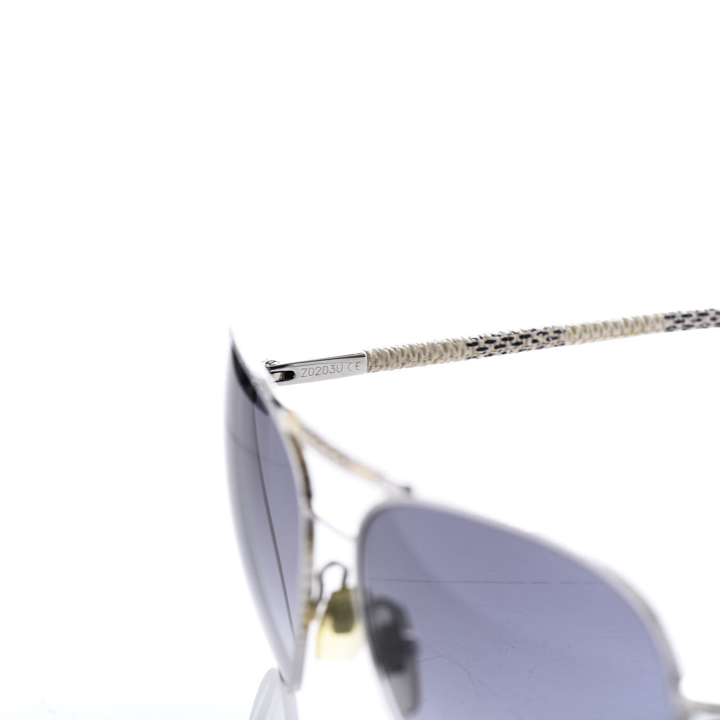 Damier Azur Conspiration Pilote Aviator Sunglasses Z0203U