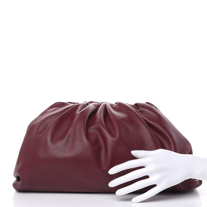 Bottega Veneta Smooth Butter Calf The Pouch Oversized Clutch Bordeaux 2 of 8