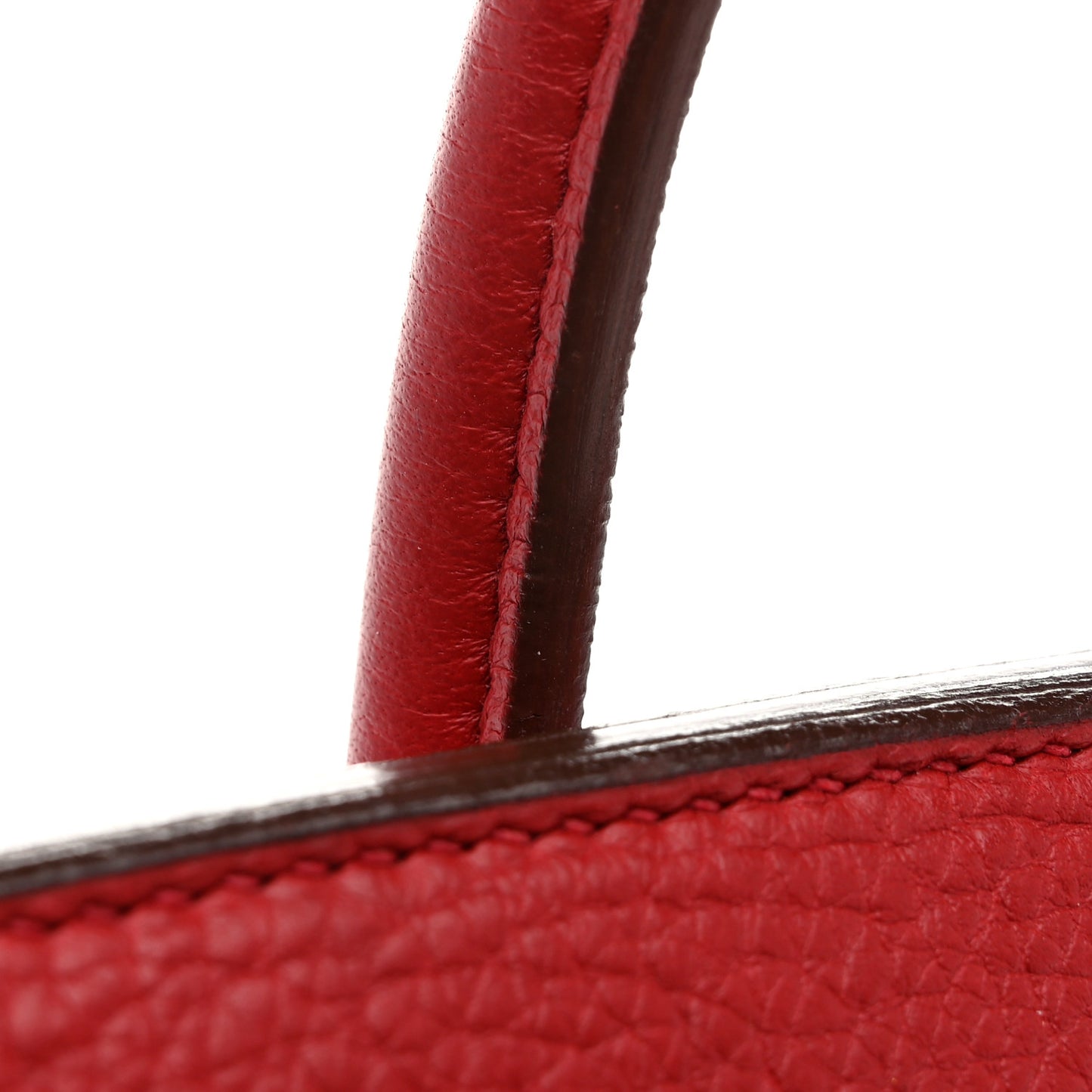 Taurillon Clemence Birkin 35 Rouge Vif