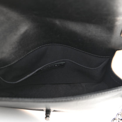 Chanel Lambskin Quilted Medium Boy Flap Black Beige 5 of 13