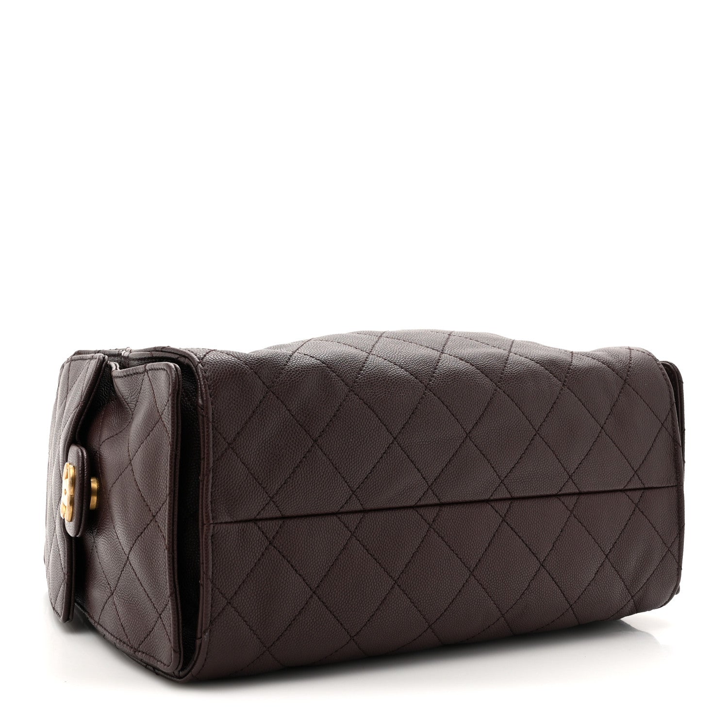 Chanel Caviar Quilted Small Chanel 25 Handbag Dark Brown 4 of 10