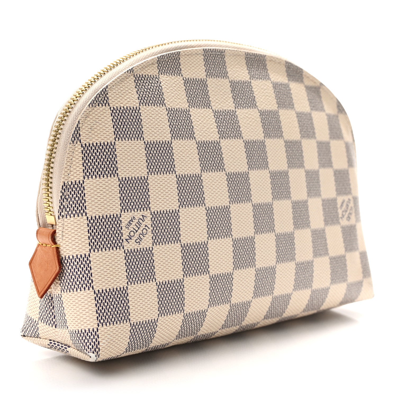 Louis Vuitton LOUIS VUITTON Damier Azur Cosmetic Pouch GM 3 of 9