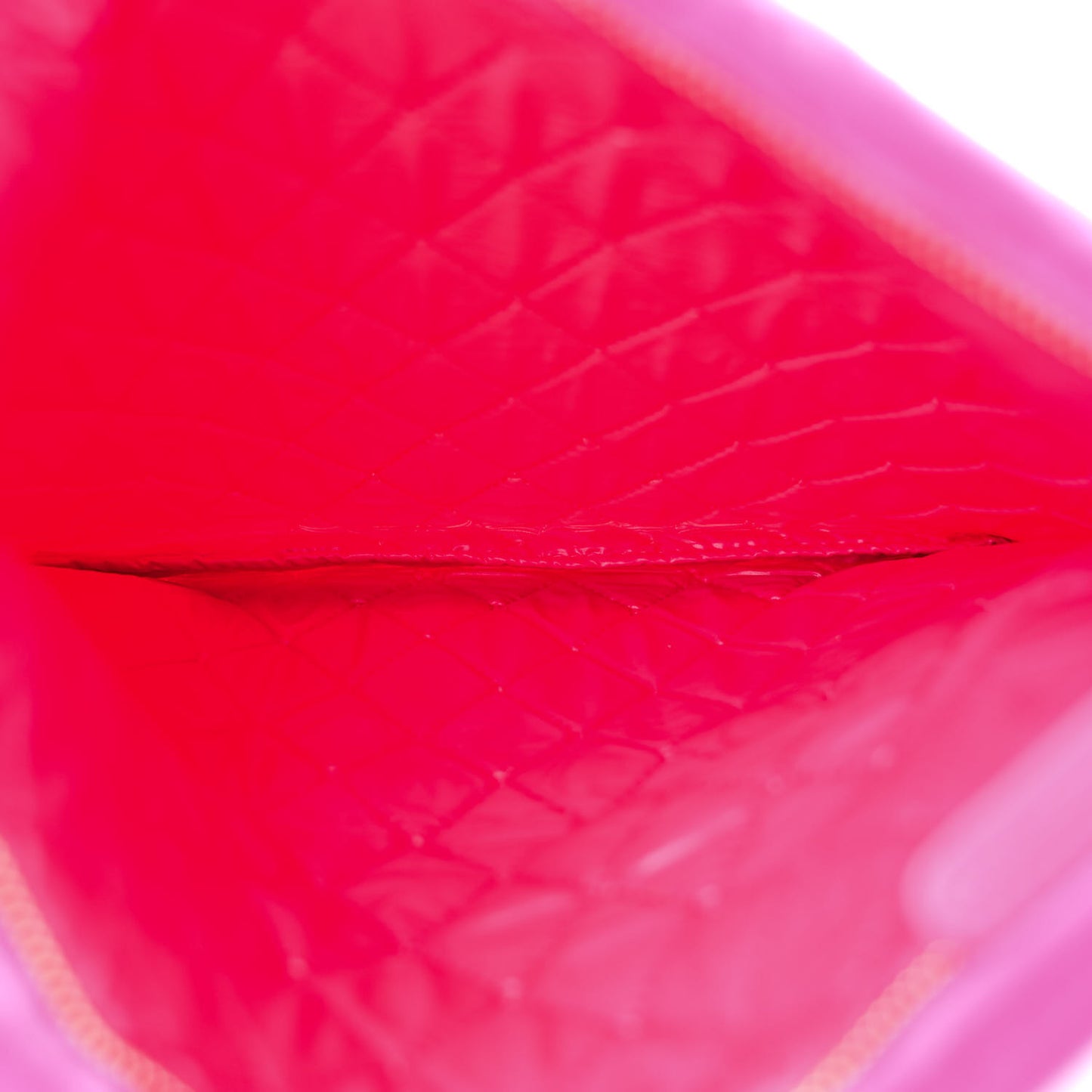 Velvet Quilted CC Beauty Clutch Pink