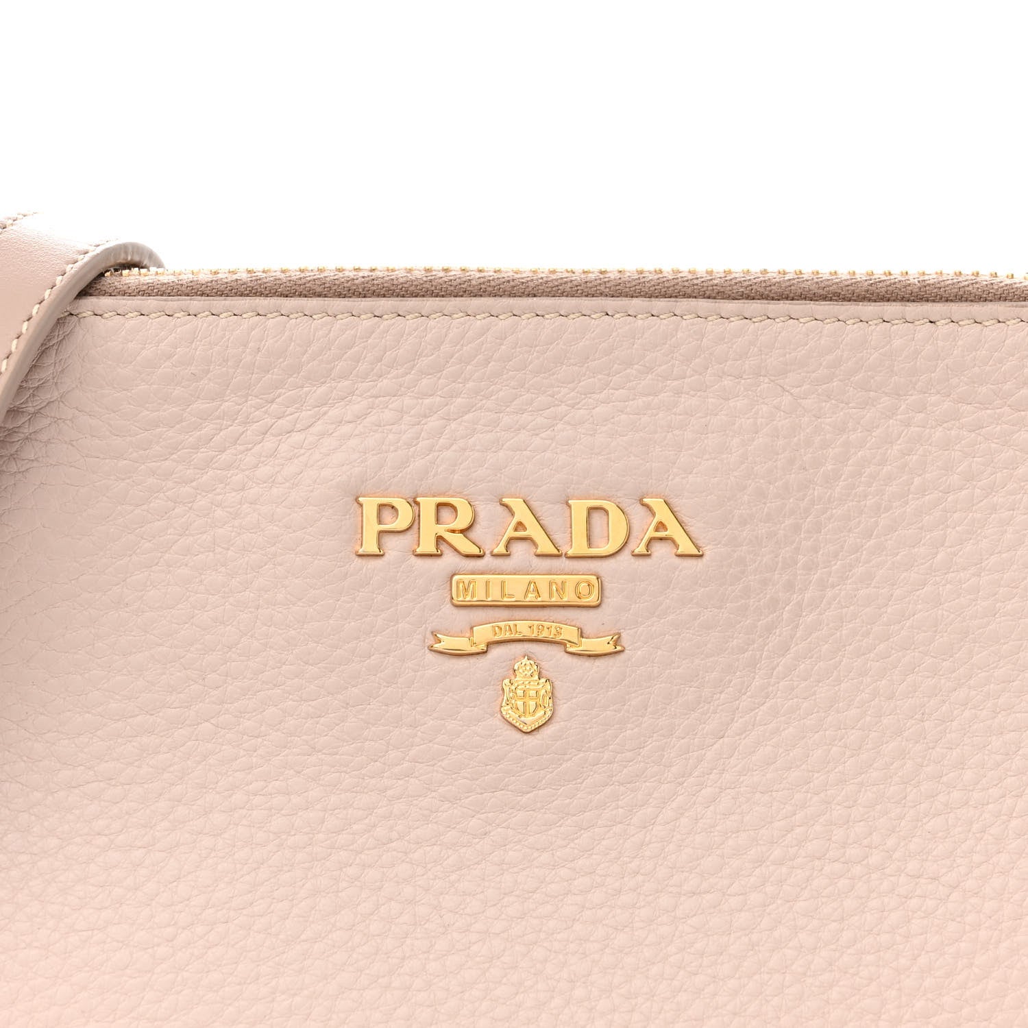 Prada Vitello Phenix Double Zip Crossbody Bag Pink 10 of 12
