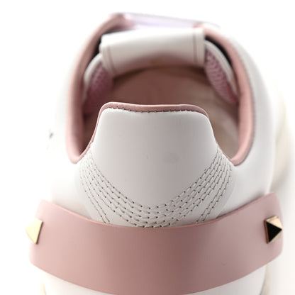Valentino Garavani Calfskin Womens Backnet Sneakers 39.5 White Water Rose 15 of 15