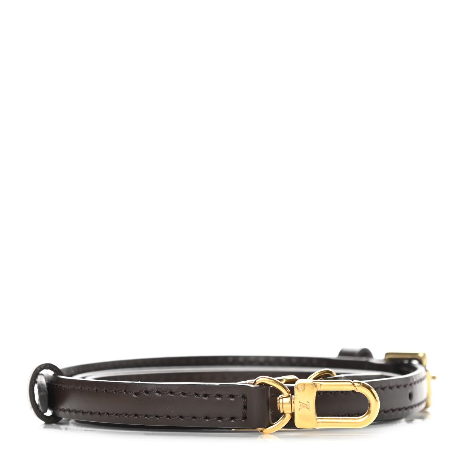 Louis Vuitton Calfskin 12mm Adjustable Shoulder Strap Brown 1 of 5
