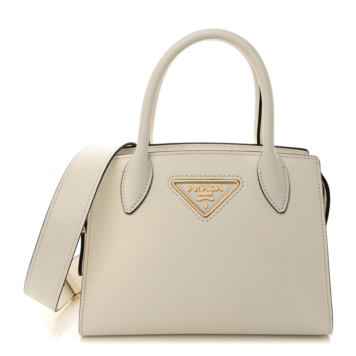 Prada Saffiano Cuir Small Kristen White 1 of 10