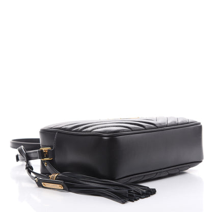 Saint Laurent Calfskin Matelasse Monogram Lou Camera Bag Black 4 of 9