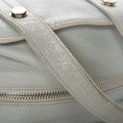 Chanel Deerskin Bolt Bag Light Green 14 of 21