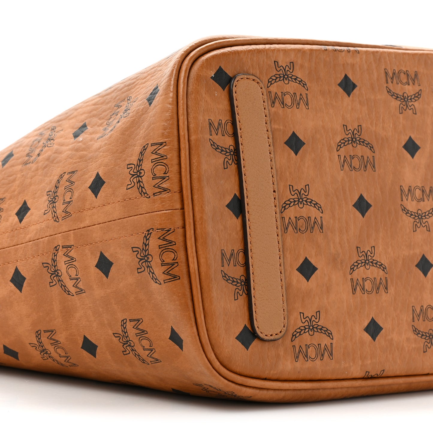 Visetos Medium Liz Reversible Shopper Tote Cognac