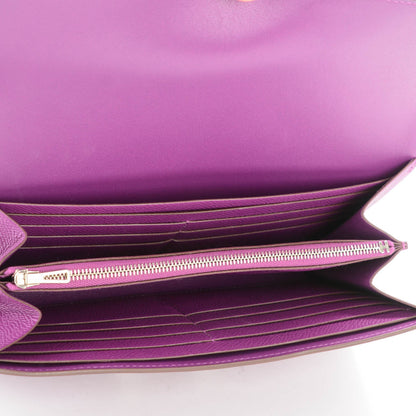 Hermes Epsom Constance Long Wallet Anemone 6 of 9