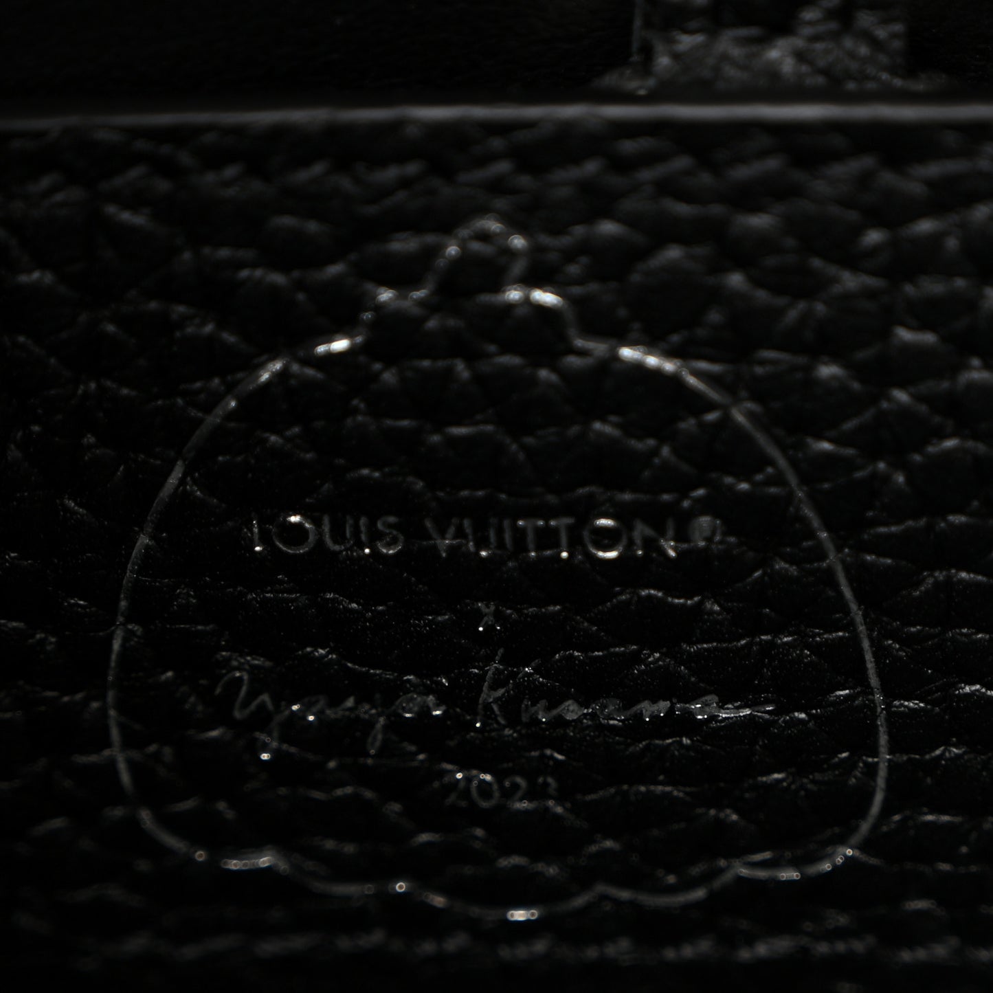 LV X YK Taurillon Capucines MM Black