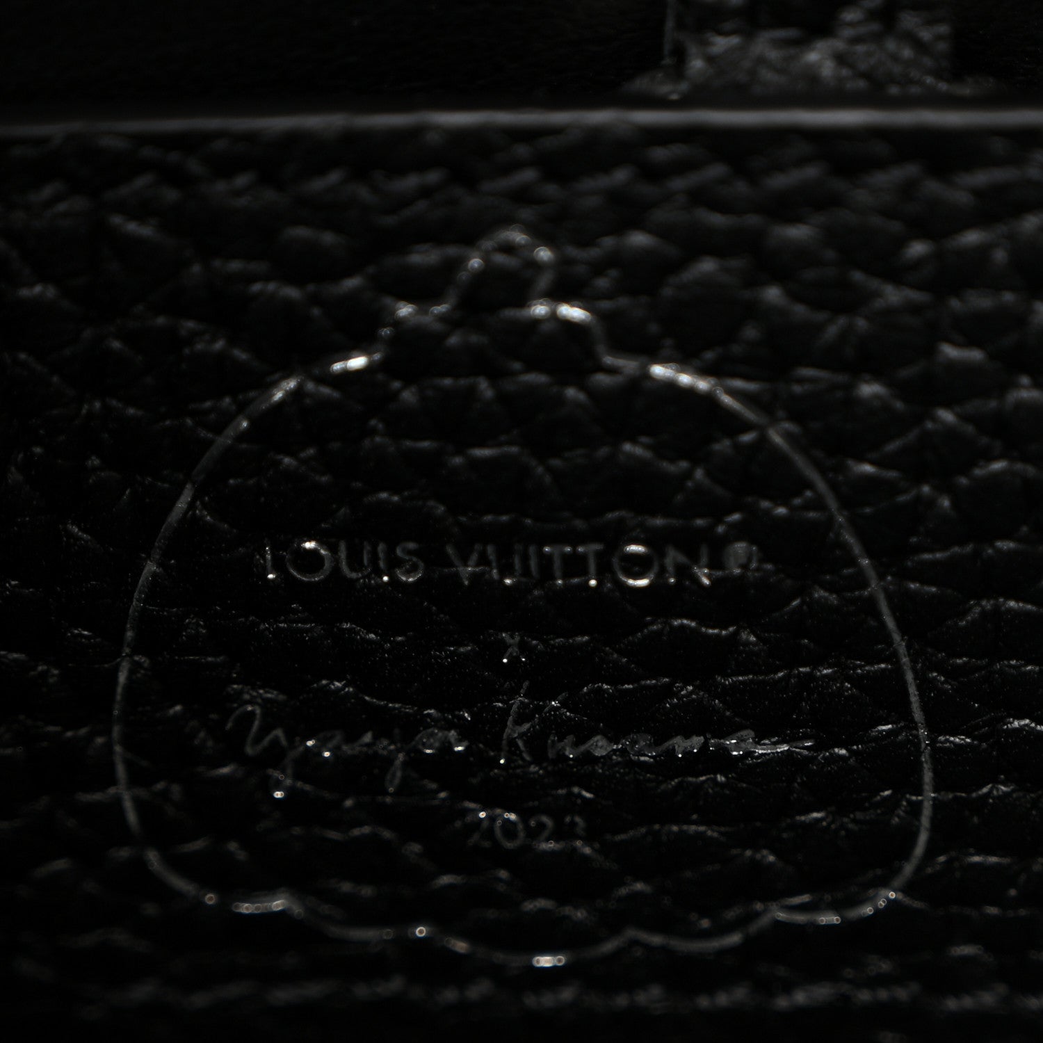 Louis Vuitton LV X YK Taurillon Capucines MM Black 6 of 9