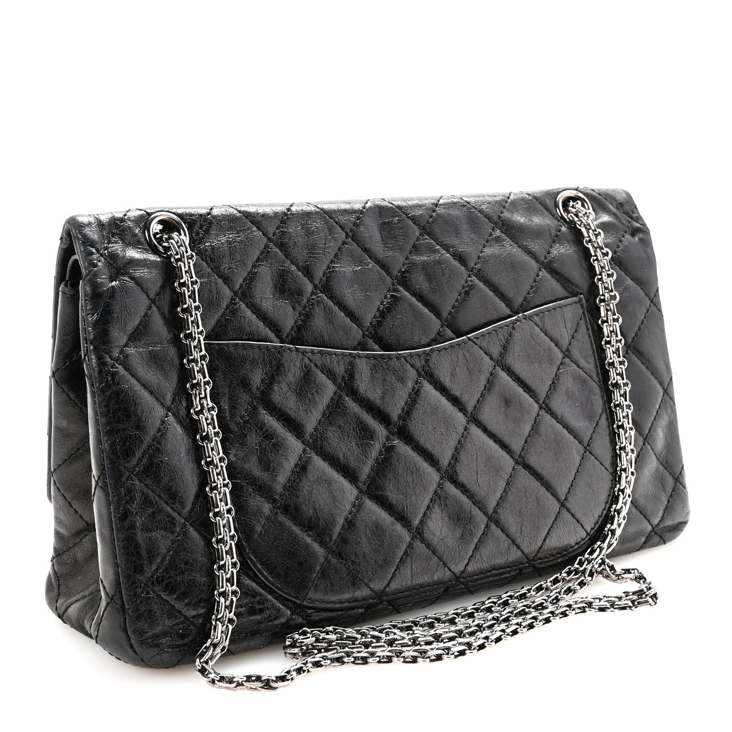 Chanel Aged Calfskin Quilted 2.55 Reissue 227 Flap Black 3 of 10