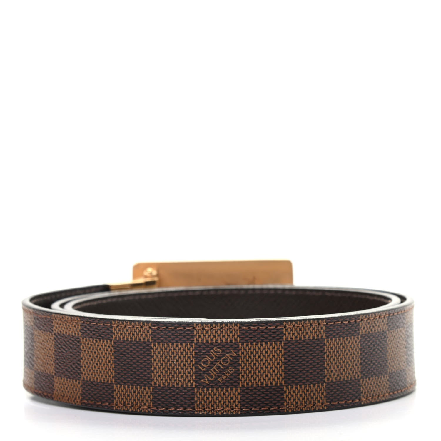 Louis Vuitton Damier Ebene 35mm Inventeur Reversible Belt 95 38 2 of 6