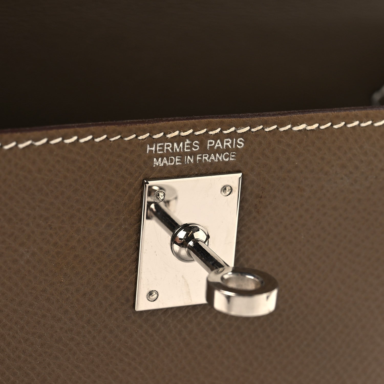 Hermes Epsom Mini Kelly Sellier 20 Etoupe 6 of 12